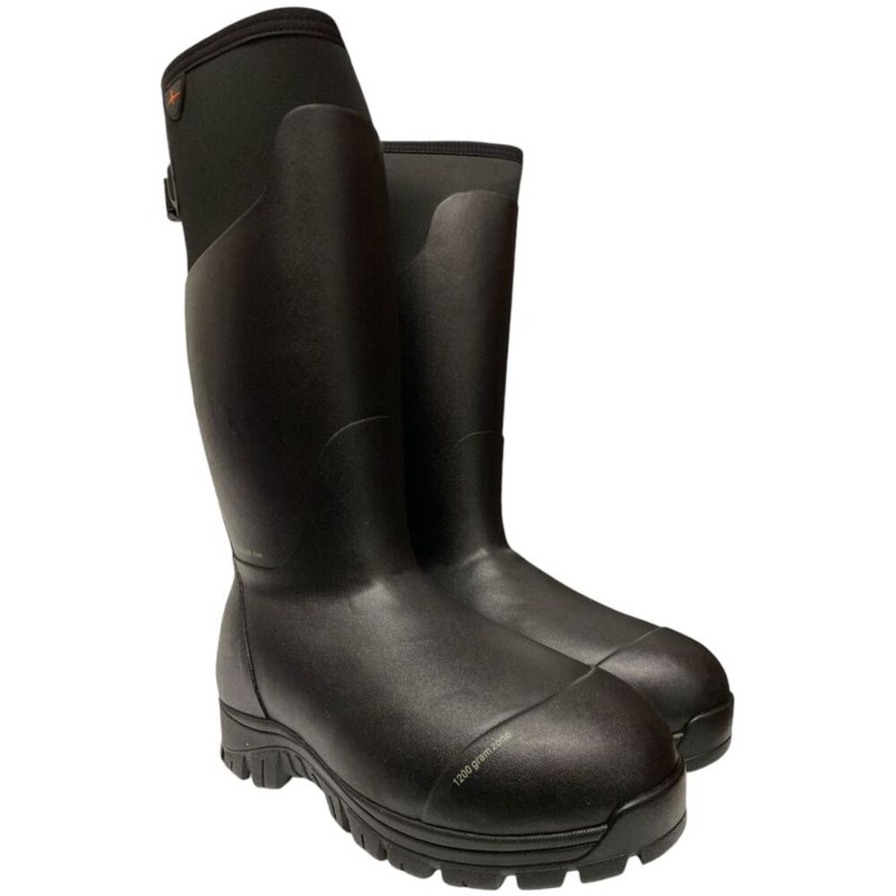 Habit Men's Premium Zone Thinsulate Insulated Waterproof Slip on Boot - Black
